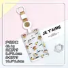 Porta-Cartão Transparente Deslizante Desenho Animado Anti-Perda Cartão de Campus Porta-Cartão de Água Cordão para Pescoço Capa Protetora para Crachá de Trabalho Lanyard Estilo Fofo