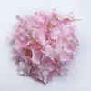 Colgante de Pared de Flor de Hidrangea Rayada Violeta, Enredadera de Flores de Glicinia Rayada Verde, Cadena de Flores de Frijol, Flor Decorativa