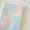 Gaze de Algodão Penteado em Camada Dupla, Tecido Floral Patchwork Estampado de Desenhos Animados, Roupa de Bebê, Tecido para Pijamas, Babadores, Acessórios