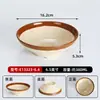 Cuenco Rústico Estilo Retro de Melamina, Plato Tradicional para Hot Pot de Chongqing, Cuenco para Platos, Cuenco para Vino, Cuenco de Cerámica Imitación Porcelana, Vajilla Sencilla