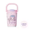 Botella de agua térmica Sanrio Hello Kitty, nuevo diseño de gran capacidad, portátil, elegante y adecuada para estudiantes mujeres; una taza de doble propósito