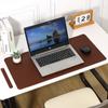 Mouse Pad de Couro, Extra Grande, Resistente a Manchas, Pad para Mesa de Computador, Pad Color Sólido para Unhas, Pad para Aprendizado e Escrita, Pad de Mesa, Personalizável