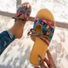 Verão 2026 Novo Comércio Exterior Plus Size Sandálias Casuais Femininas Florais Slip-On Confortáveis Tamanho Único Serve na Maioria