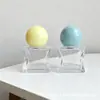 Botella de Vidrio para Perfume Grueso Cuadrada en Forma de Estrella de 15 ml con Tapa de Presión, Botella Vacía Creativa Mini, Frasco de Cosmético de Presión