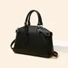 Bolso de Mujer para Exportación Transfronteriza 2025 Nuevo Bolso de Mano Urbano de Gran Capacidad con Textura de Grano Bolso Tote Simple de Hombro Cruzado