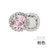 Borde de Flor Joya Diamante de Cristal Base K Blanca Decoración DIY para Zapatos Equipaje Ropa Accesorios Accesorios Joyería Cadena de Garra de Flor