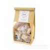 Bolsa de Embalaje para Pastelería de Copo de Nieve, Bolsa para Pan Tostado con Borde de Alambre, Galletas de Turrón de Leche y Dátil, Bolsa de Papel de Seda, Postre