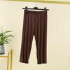 Pantalones Cortos de Modal para Dormir para Mujer, Pantalones Finos de Cintura Alta Rectos Sueltos, Tallas Grandes Versátiles Deportivos Casuales, Estilo Casual Japonés y Coreano