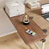 Placa de extensión de escritorio, uso en oficina, no requiere taladro, panel de mesa extensible, soporte de brazo plegable, bandeja para teclado