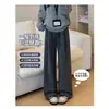 Calça Casual de Lã de Cordeiro Plus Size para Mulheres, Tendência Quente de Vendas 2026 Primavera/Verão, Estilo Fino com Caimento Macio, Adequada para Usar Fora