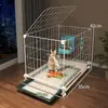 Jaula para Conejos con Inodoro Antisalpicaduras de Orina, Villa Grande para Mascotas Conejos de Interior, Jaula Especial para Cobayas