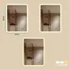 Fabricante Original Comercio Exterior Transfronterizo Espejo Inteligente para Baño Espejo Cuadrado de Ángulo Recto para Baño Espejo de Maquillaje con Desempañador LED Tocador