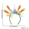 Decorações de Festa Temáticas de Páscoa Headbands Coelho de Desenho Animado Pintinho Ovo Headbands Coloridas para Adultos e Crianças