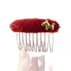 Diadema Ovalada de Terciopelo de Pelo Estilo Nacional, Diadema de Moda, Simple, Versátil, Accesorio para el Cabello Personalizado de Gama Alta de Nicho para Mujeres