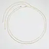 Accesorios transfronterizos europeos y americanos, cadena de cuentas simple de doble capa para la cintura de mujer, cadena de onda de agua a la moda, cadena corporal sexy