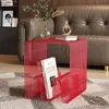 Entrega no Mesmo Dia de Mesa de Centro de Linha Metálica, Mesa de Cabeceira, Estante de Armazenamento, Prateleira de Chão Montada na Parede, Mesa Pequena, Mesa Lateral de Sofá
