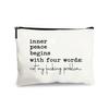 Estuche para Lápices con Cremallera Explosiva Amazon eBay Estampado LOGO Personalizable Sublimación Bolsa de Cosméticos para Mujer Almacenamiento