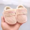 Zapatos para Bebé y Niño Pequeño de Primavera y Otoño, Zapatos para Bebés y Niños Pequeños, Transpirables de Suela Blanda Antideslizantes con Sonido para Niñas, Bailarinas de Cuero de Princesa