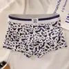 Ropa Interior Nueva de Algodón Puro para Hombre con Estampado de Oso Lindo, Refrescante y Transpirable, Sin Entrepierna, Calzoncillos Boxer Estampados Antibacteriales de Cintura Media para Niños