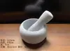 Mortero de Piedra para el Hogar Mortero de Ajo con Maja Picadora de Medicamentos Piedra Verde Natural Fabricador de Pasta de Ajo Machacador de Ajo Prensa de Ajo Tarro Mortero y Maja de Piedra Piedra
