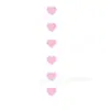Banner Decorativo de Corazón de Tela No Tejida para el Día de San Valentín Bandera de Tirar de Corazón Flor de Tirar para el Día de San Valentín Decoración de Boda