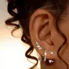 Pendientes Gráficos Irregulares Personalizados Creativos de Nuevo Estilo Transfronterizos Europeos y Americanos de Aliexpress Set de Pendientes de Gama Alta Fuente de Suministro