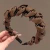Nueva diadema de alta gama 2026, peine para el cabello estilo Maillard para peinar y arreglar los cabellos sueltos, accesorio para el cabello de uso diario estilo coreano para usar al aire libre