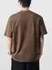 Ropa para Hombre Fengshe / Camiseta de Manga Corta Pesada Nueva 2026 para Hombre, Ropa de Verano Estampada Talla Grande de Corte Holgado