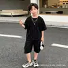 Camiseta de Verano con Pedrería para Niñas Mayores 2026 Nuevo Estilo Ropa a Juego para Padres e Hijos Niños Mangas Cortas Ropa de Moda para Niñas