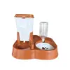 Alimentador Automático de Água e Comida para Gatos e Cachorros, Dupla Tigela, Grande Capacidade, Antiderramamento, Tigela para Gatos que Não Molha a Boca, Tigela de Comida e Água para Cachorros
