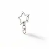 Fabricante Original Llavero de Cuentas de Aleación de Zinc Accesorios para Manualidades Cadena de Resorte de Presión Estrella Cuentas Joyería Hecha a Mano