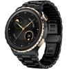 Correa de reloj para Huawei Watch GT3 de 20/22 mm con hebilla de mariposa de cerámica de tres cuentas en blanco y negro.