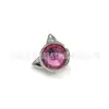 Uña de Labio de Titanio F136 Gato Diamante Checo Uña de Oreja Uña de Hueso de la Oreja Piercing de Aleación de Titanio G23 Joyería Uña de Oreja de Gato Uña Coclear