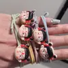 Diadema Hora Estuche de Cuero Banda de Goma Nezha para Atar el Cabello con Soltero Regalo para Estudiante Novia Accesorios Bonitos para el Cabello Tocado