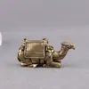 Estatueta de Camelo em Latão Estilo Antigo, Decoração de Camelo do Deserto para Casa e Escritório, Ornamento de Paisagem em Miniatura, Lembrança de Viagem