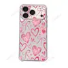 O estojo de laço rosa doce mais vendido da estação TK, adequado para iPhone 17, capa de celular feminina, capa transparente com airbag Apple 16