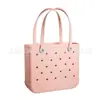 Conjunto de Bolsa de Praia com Furos em EVA Impressão Colorida Impermeável Armazenamento Bolsa de Praia eva Cesta de Legumes Resistente ao Desgaste Bolsa com Furos