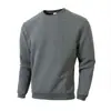 Sudadera con capucha casual holgada para hombre, jacquard transfronterizo, cuello redondo, forro polar fino, manga larga, Amazon, primavera y otoño, comercio exterior, talla europea