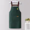 Delantales Personalizados para One Piece, Cocina del Hogar, de Aspecto Elegante, Overoles Impermeables y a Prueba de Aceite, Ropa de Trabajo, Delantales Resistentes a las Manchas para las Tareas del Hogar