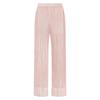 Pantalones Casuales Versátiles de Pierna Recta Ajustados para Mujer, Nuevos de Verano 2026, Delgados, Color Albaricoque, con Parches, Plisados