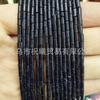Cuentas de tubo de 4*2 mm, cuentas cilíndricas largas, accesorios para joyería, pulsera DIY, cuentas espaciadoras de tubo recto, productos semiacabados