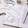 10 piezas marcapáginas acrílicos transparentes en blanco listado regalo DIY regalo etiqueta de equipaje personalizado creativo tarjeta de libro