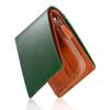 Cartera estilo japonés Amazon, Cartera multifuncional, Estilo corto, Múltiples ranuras para tarjetas, Cartera de cuero genuino, Estilo simple, Cartera para hombre antirrobo