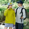 Empresa de Presentes Corporativos Jaqueta Softshell com Capuz Roupa de Trabalho Masculina Nova Feminina Casual Top Construção de Equipe Jaqueta de Casal