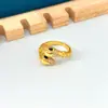 Anel de Cobra Moda Retrô Criativo Personalidade Tendência Europeia e Americana Minimalista Temperamento Versátil Anel Aberto Joia Novo Estilo