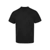 Camiseta de Verano de Color Sólido Deconstruida de Manga Corta para Hombre, Marca de Moda Estilo Americano Cleanfit, Top Holgado Retro de Media Manga