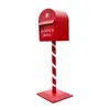 Buzón de Correo Retro Europeo Buzón de Cartas Buzón de Sugerencias Buzón con Cerradura de Pie para Exteriores Adorno de Decoración para Fotografía