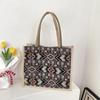 2025 Nueva Moda Primavera Bolso Sencillo de Lino Bolso de Hombro Portátil para Salir Bolso Tote Elegante Casual Personalizado
