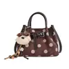 Bolsa de balde de camurça com bolinhas estilo coreano, nicho, para mulheres, nova moda diária 2026, grande capacidade, para ombro e transversal