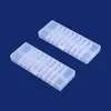 Caixa Organizadora Plástica Transparente Removível com 20 Compartimentos Caixa de PP Papelaria Brinquedo Caixa de Embalagem para Joias Equipamento de Pesca Caixa Criativa DIY